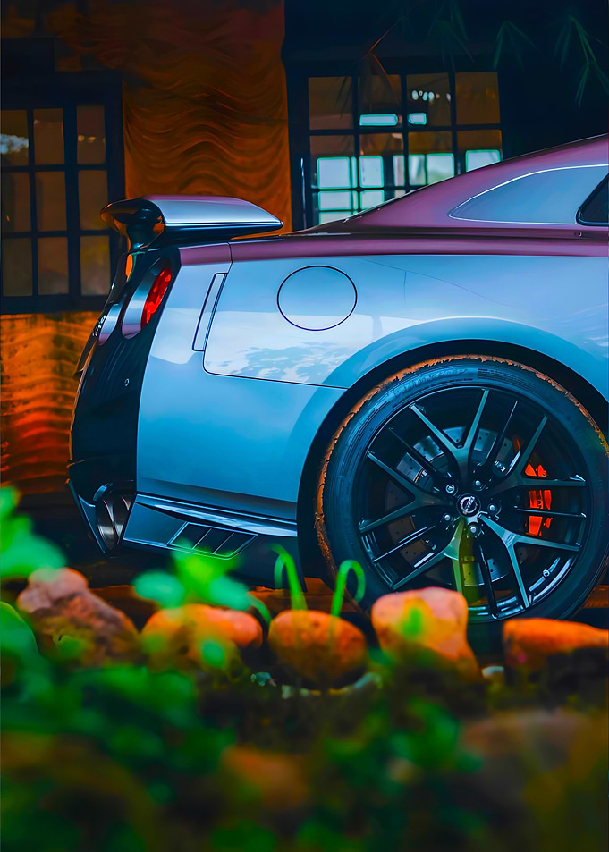Nissan GT-R Rear View