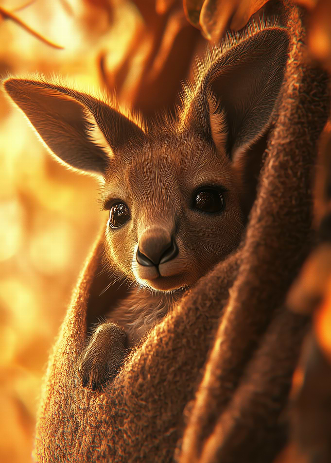 Cute Baby Kangaroo