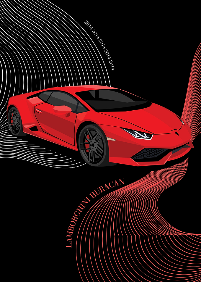 Lamborghini Huracan Poster