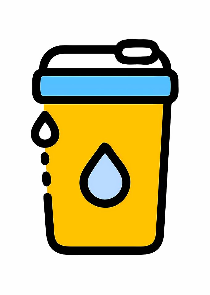 Water Drop Cup Icon