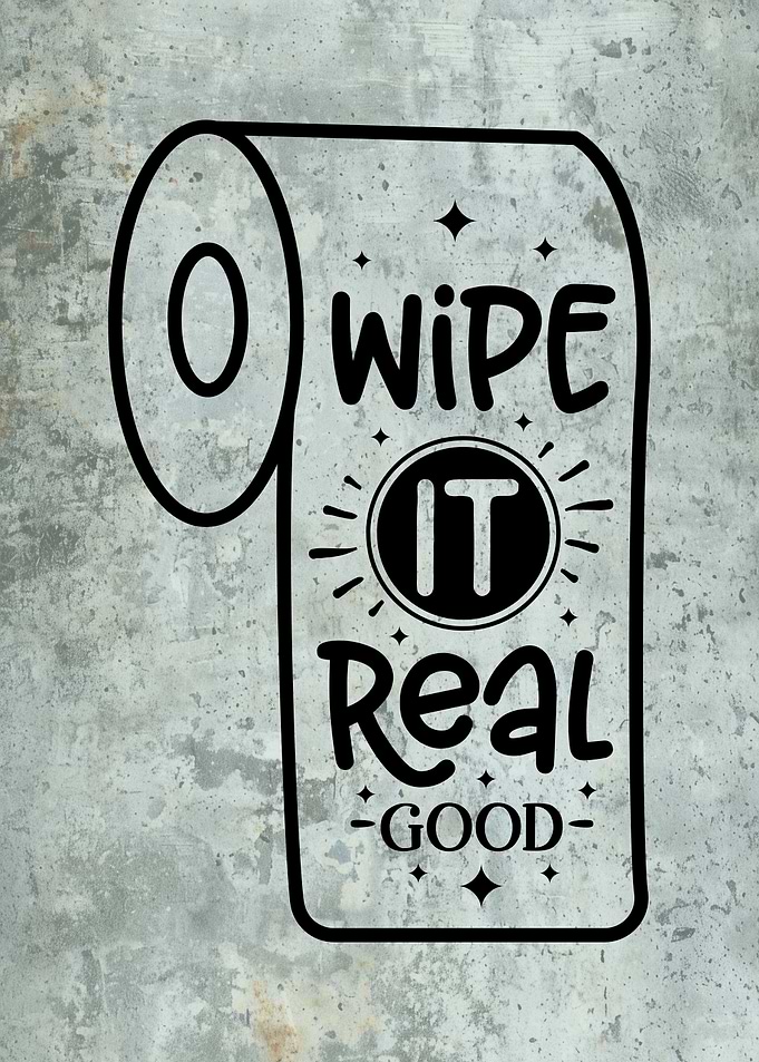 Wipe It Real Good Toilet Paper