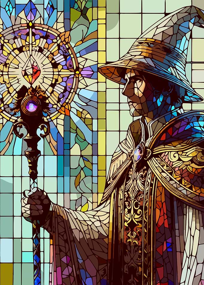 Stained Glass Wizard