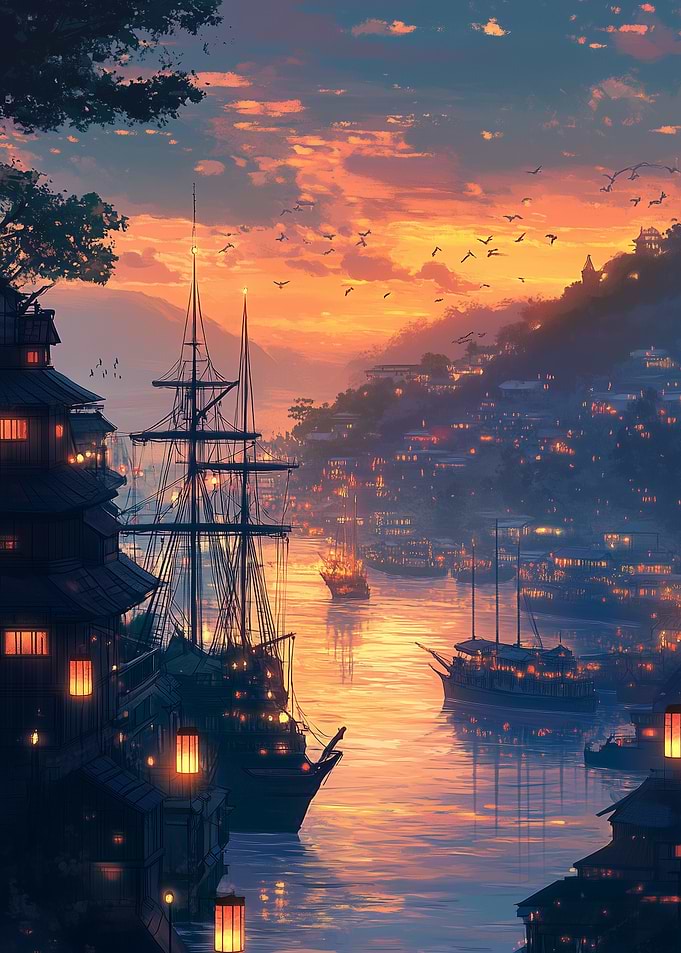 Beautiful Sunset at Harbor Town