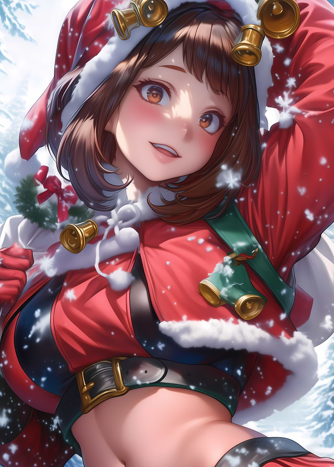 Christmas Anime Girl