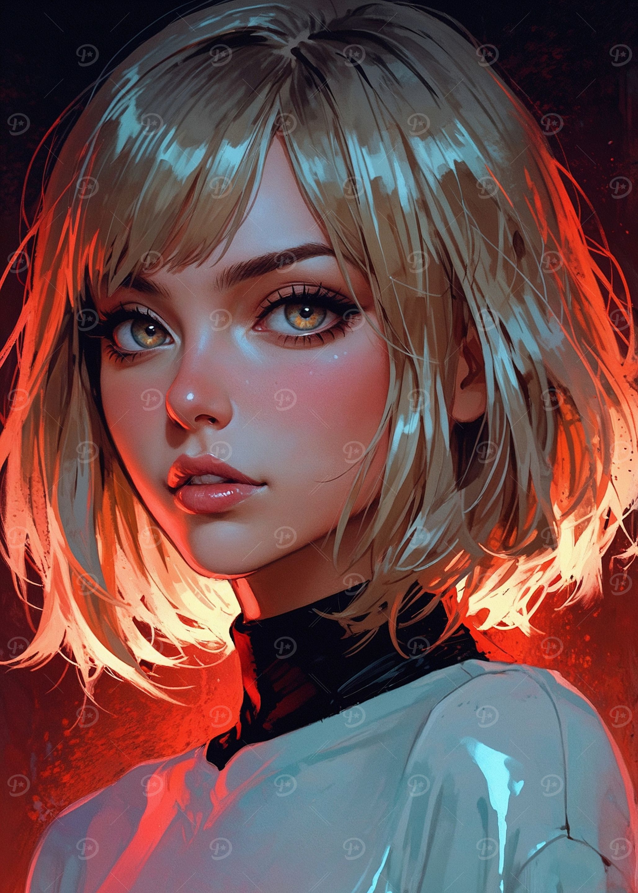 Anime Girl Portrait - Lyla