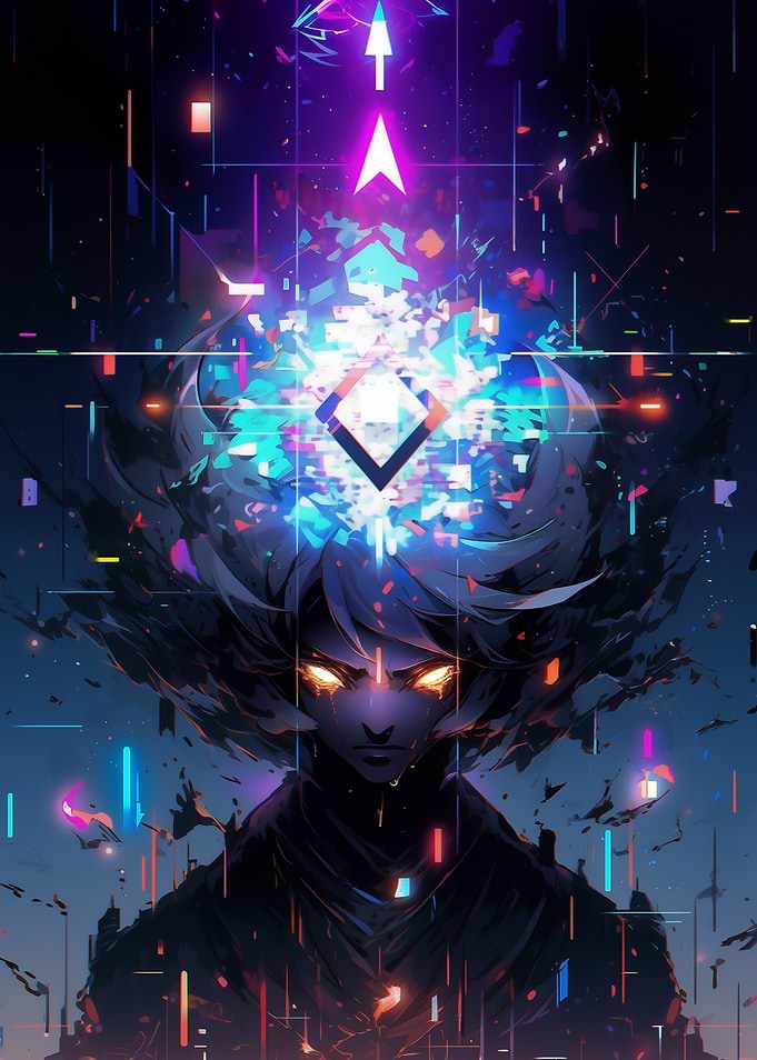 Cyberpunk Anime Character
