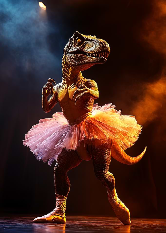 Dinosaur Ballerina