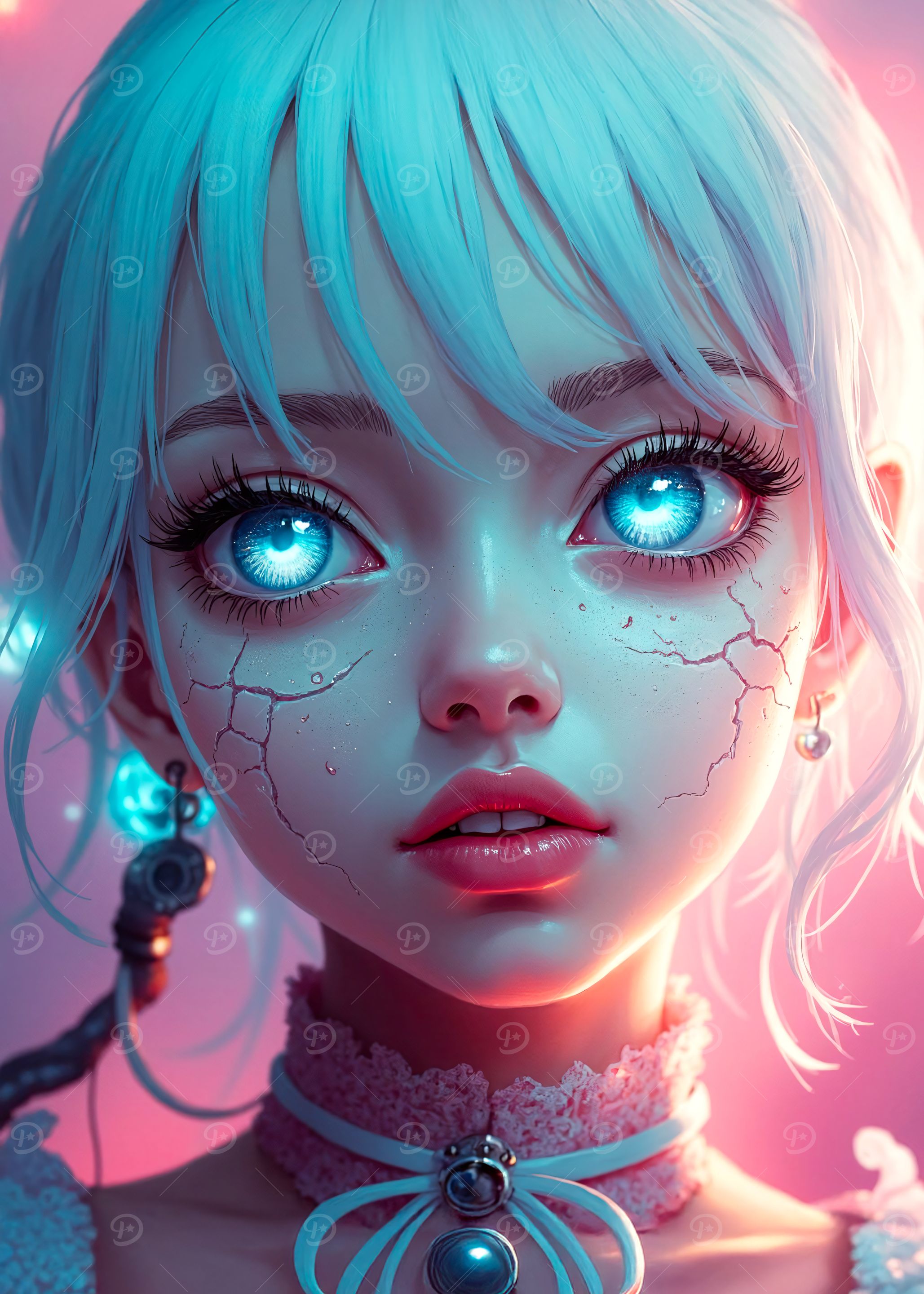 Cyberpunk Anime Girl