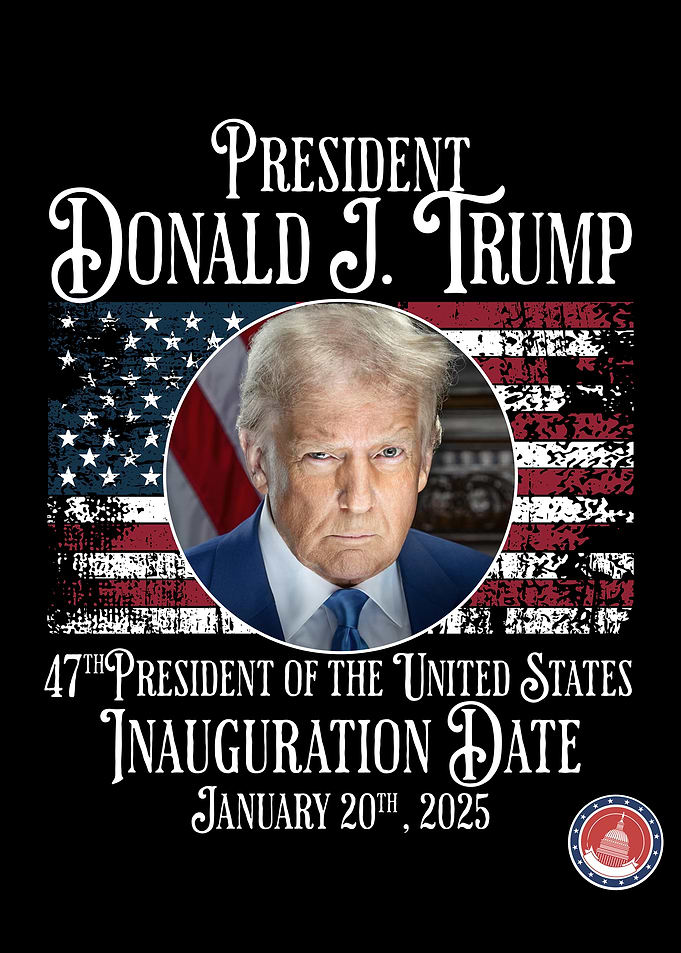 President Donald Trump Inauguration Day 2025 Memorabilia Souvenir