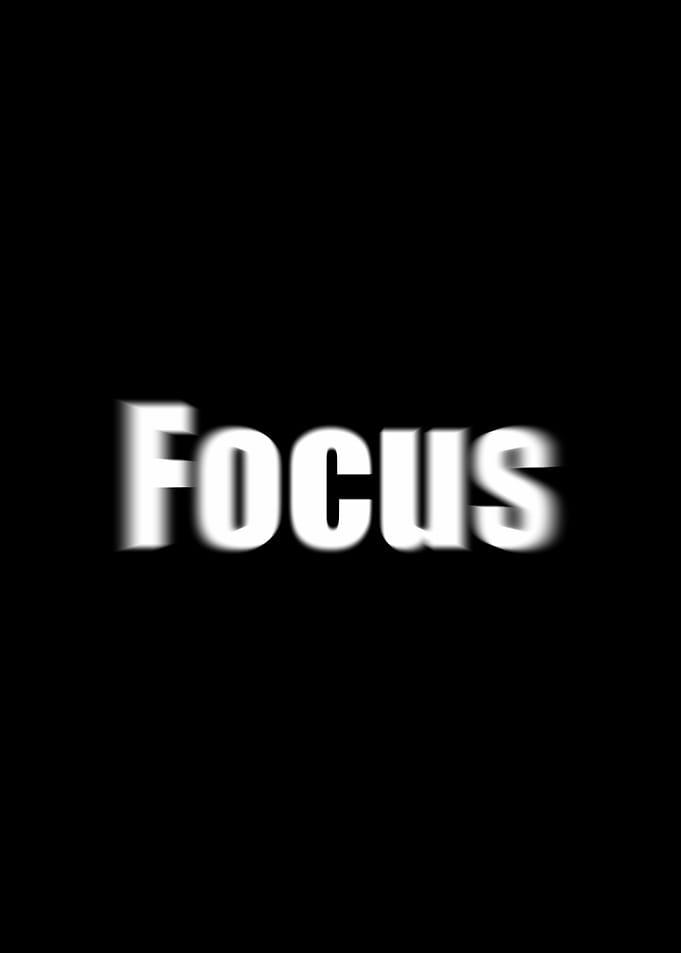 Focus Text Art