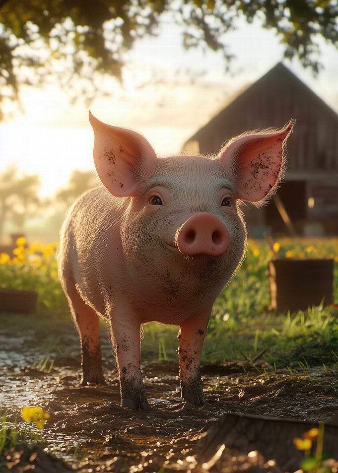 Piglet in Mud