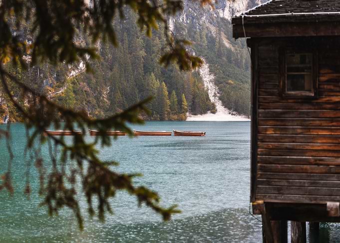 Lake Cabin and Boats