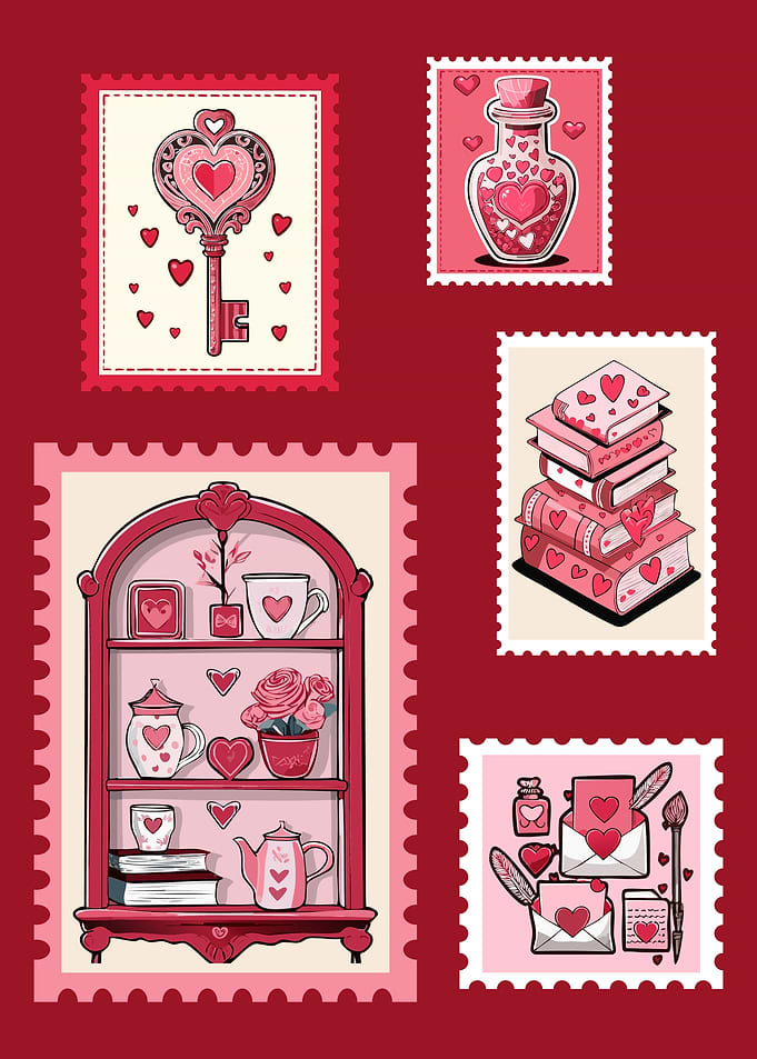 Valentine's Day Stamps