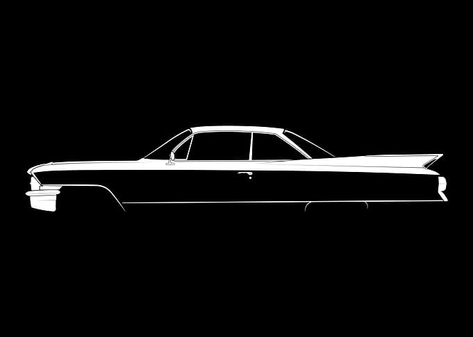 Coupe DeVille (1961) Silhouette
