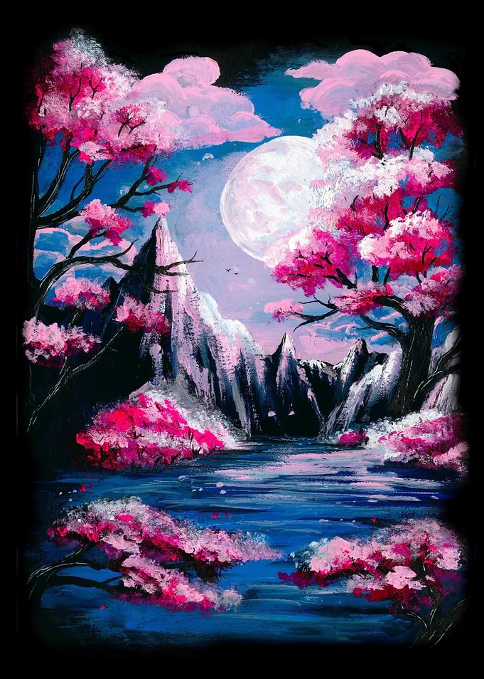 Cherry Blossom Moon