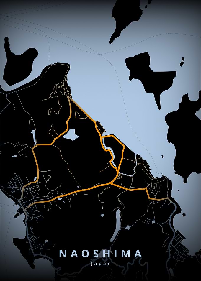 Naoshima Island Map