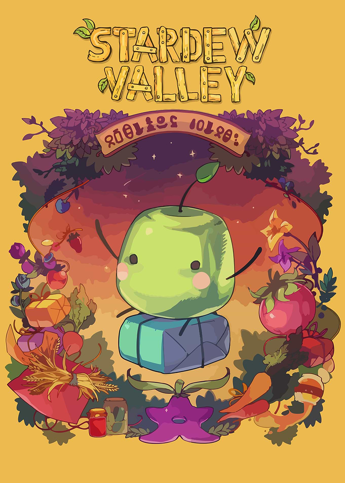 Stardew Valley Green Apple Character
