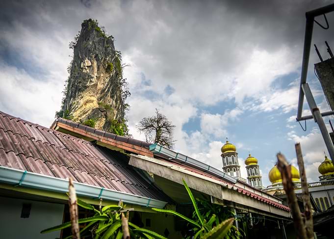 Mosque and Mountain