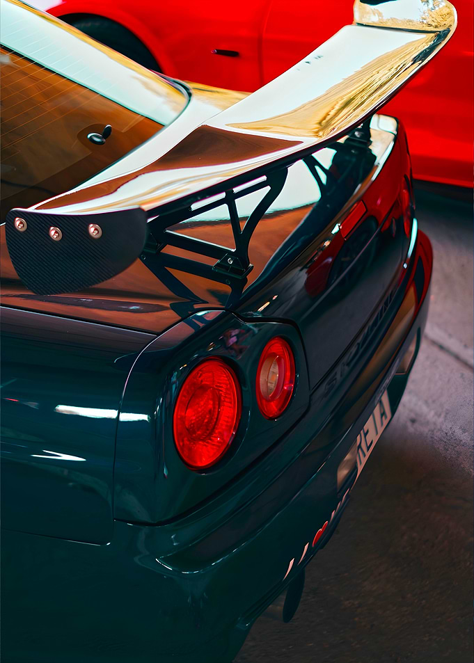 Nissan Skyline R34 Rear View