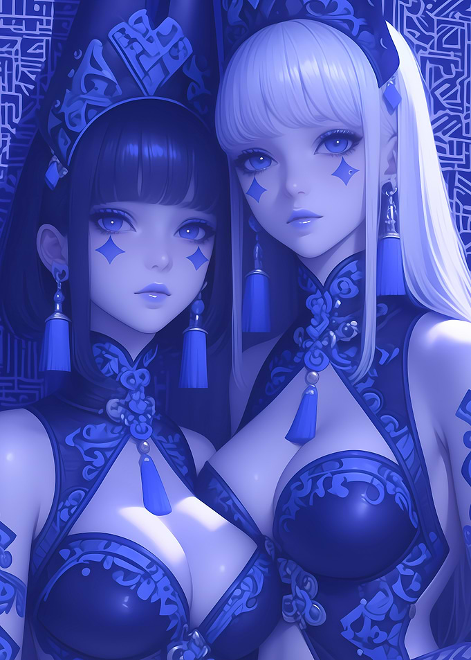 Blue-Haired Anime Girls