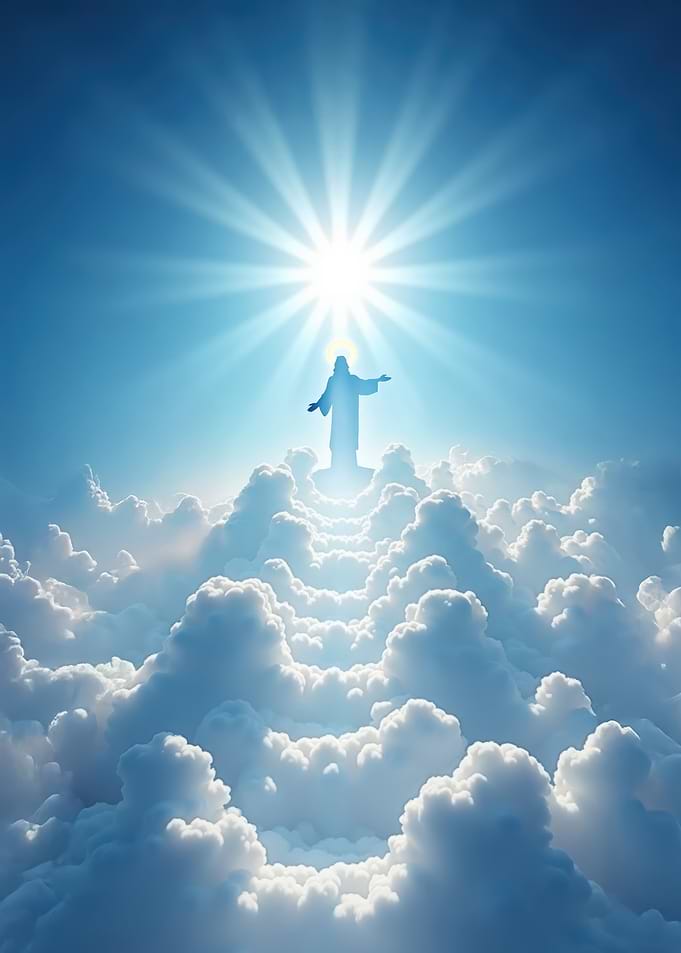 Stairway to heaven mystical Jesus