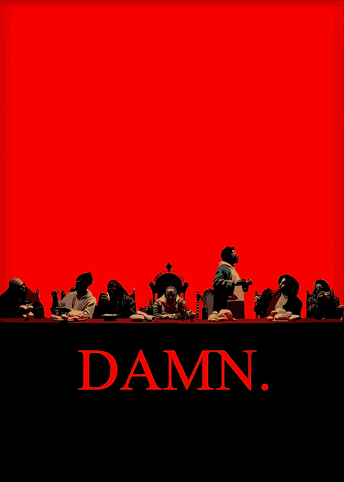 Kendrick Lamar DAMN. Album Cover