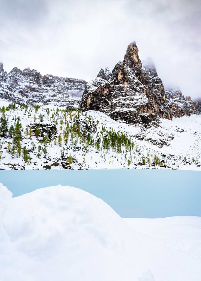 Snowy Mountain Lake