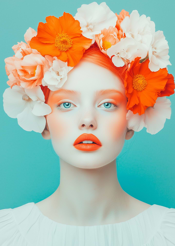 Woman with Flower Crown