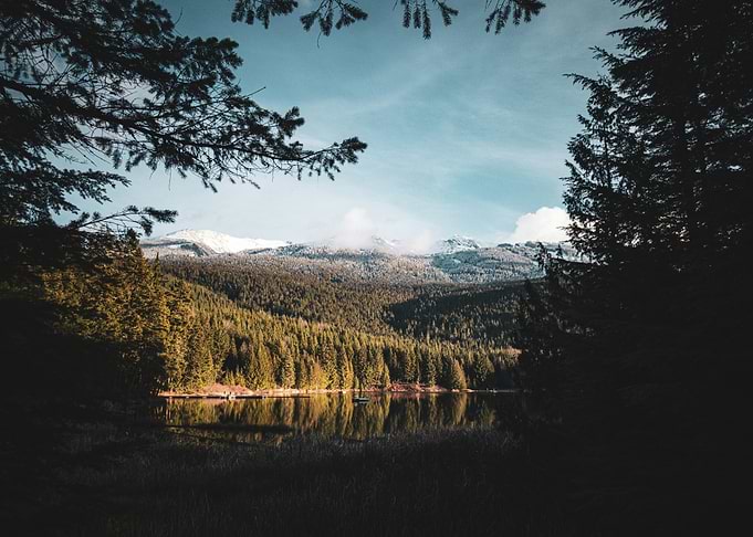 Mountain Lake View