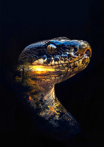 Snake Portrait