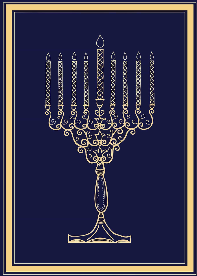 Ornate Menorah