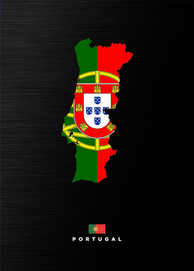 Portugal Map Outline