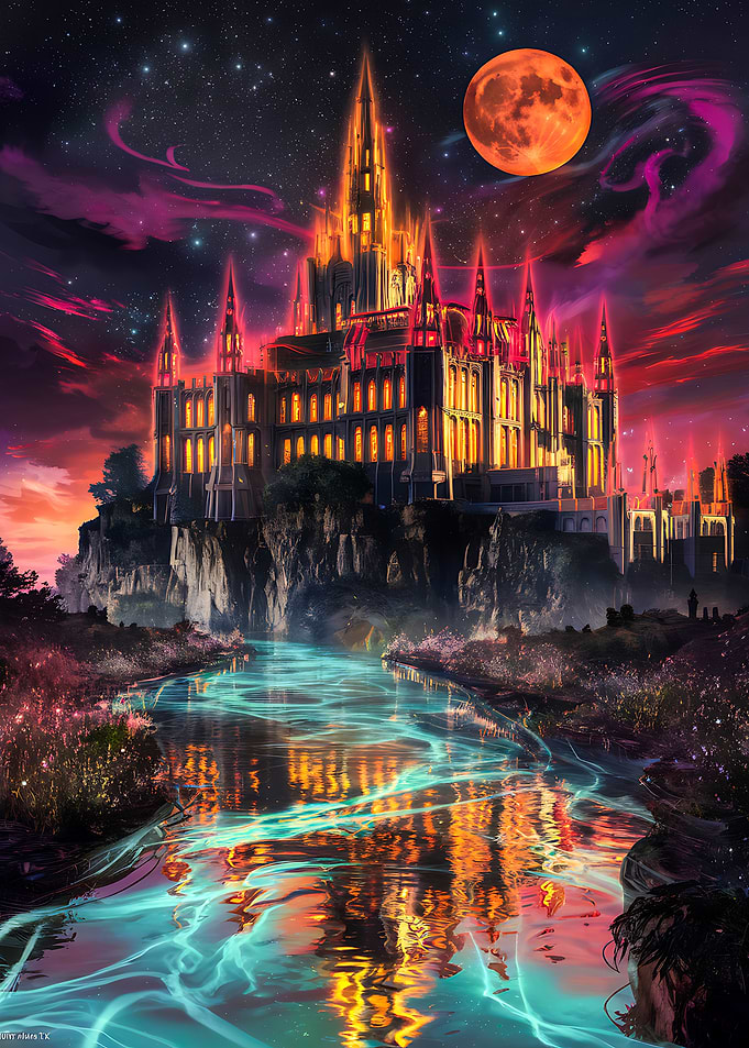 Fantasy Castle Night