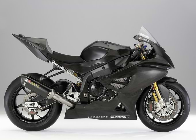 Black BMW S1000RR Motorcycle