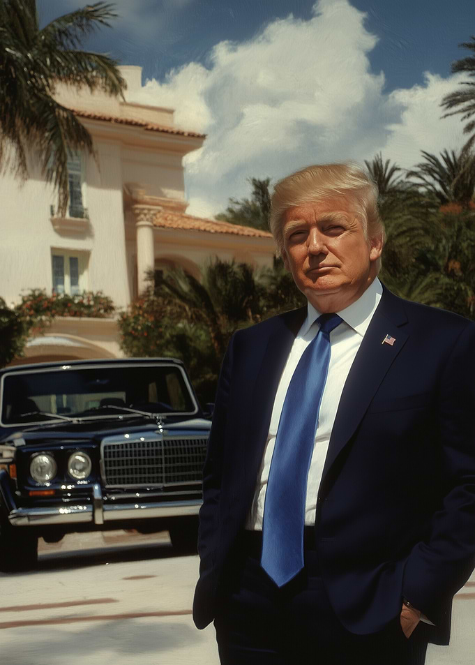 Donald Trump in Suit