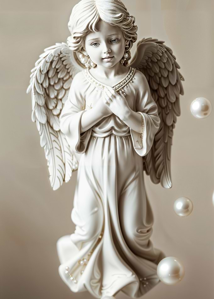 White Angel Figurine
