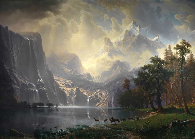 Mountain Lake Landscape