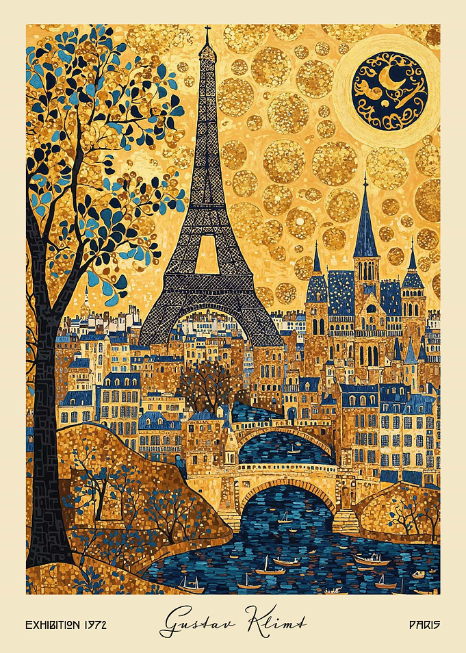 Paris France Travel Klimt