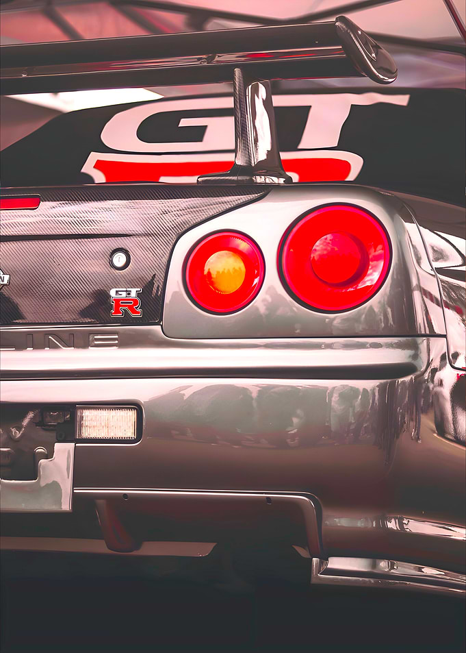Nissan Skyline GT-R Rear View