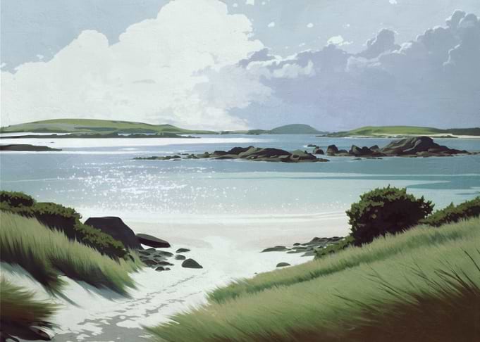 Coastal Landscape Painting
