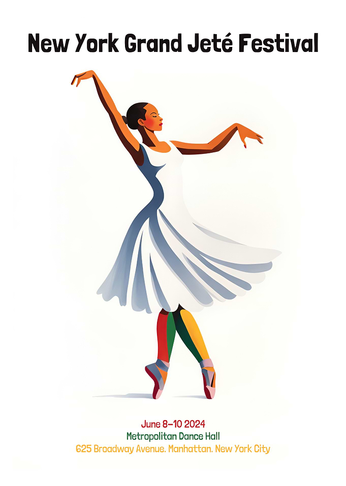 New York Grand Jeté Festival Poster