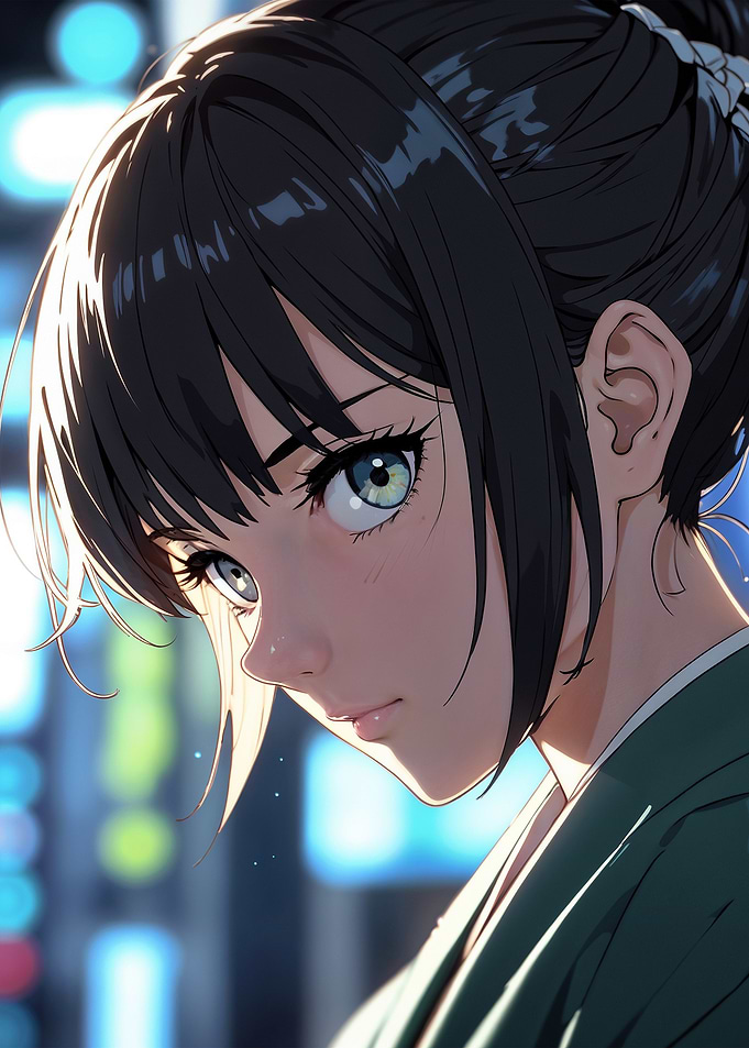 Anime Girl Portrait
