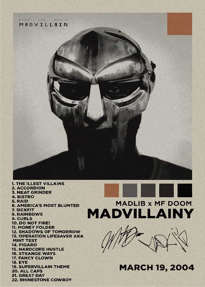 MF DOOM Madvillain Album Cover