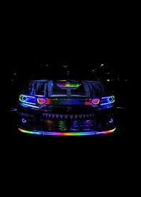 Custom Car with LED Lights