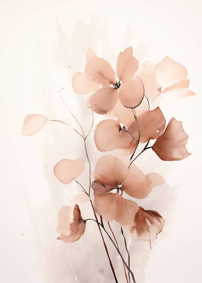 Watercolor Floral Art