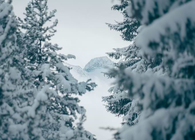Snowy Mountain Peak
