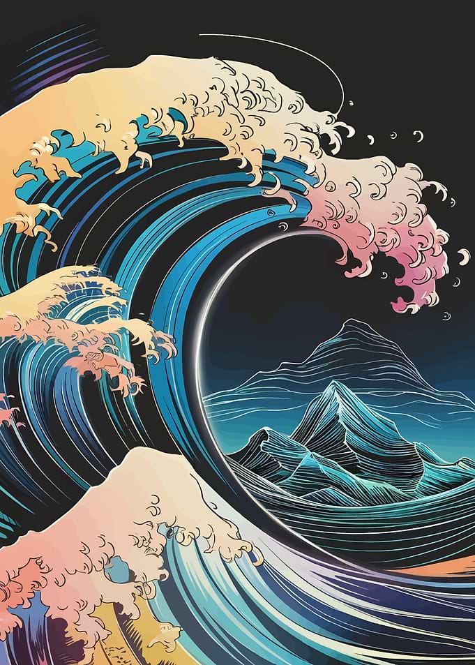 Great Wave Print