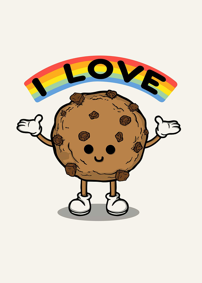 Cute Chocolate Chip Cookie