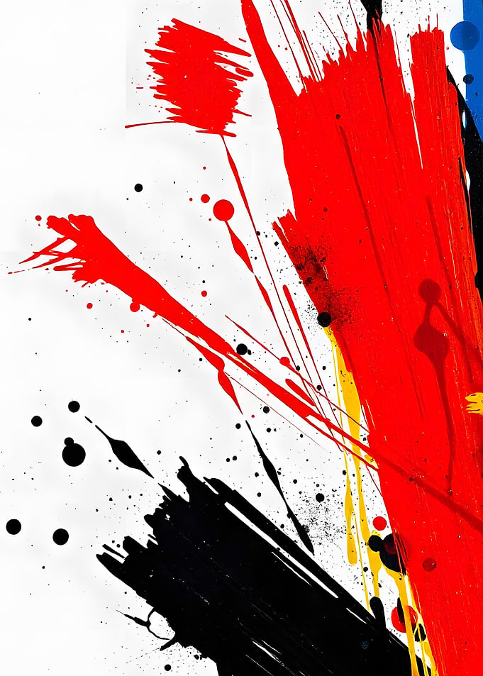 Abstract Paint Splatter