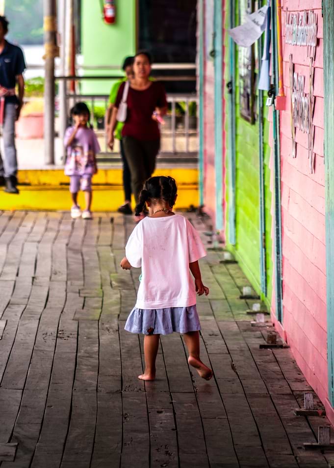 Barefoot Girl Walking